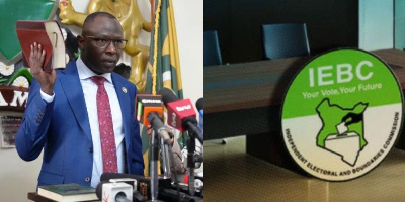 IEBC chairperson Erastus Edung Ethekon